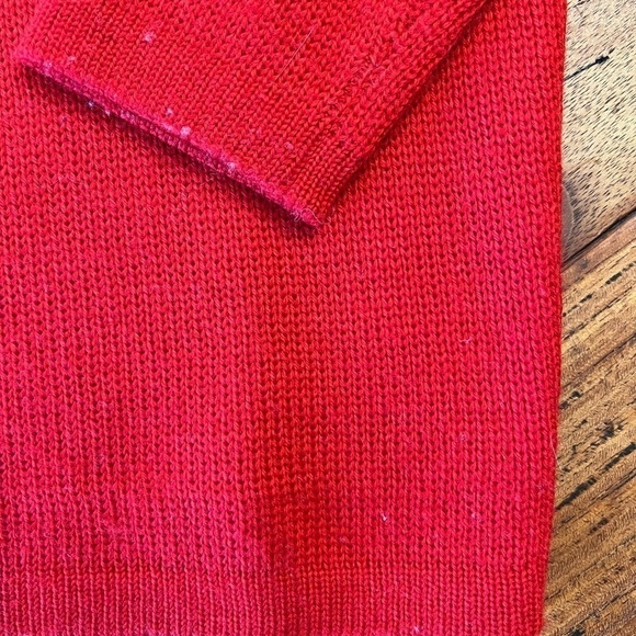 Vintage Unbranded Americana Red/White/Blue Wool Embroidered Stars UNISEX - Picture 7 of 8